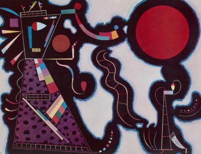 Le cercle rouge art print by Wassily Kandinsky