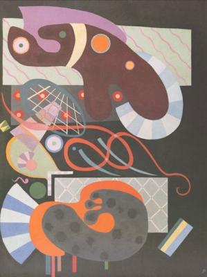 Noeud Rouge art print by Wassily Kandinsky