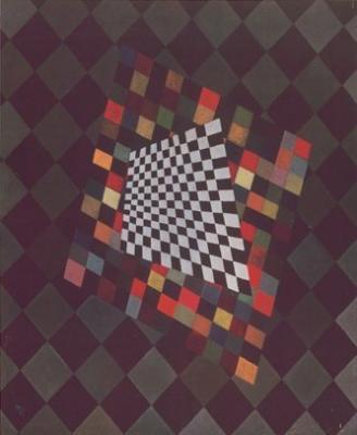 Quadrat art print by Wassily Kandinsky