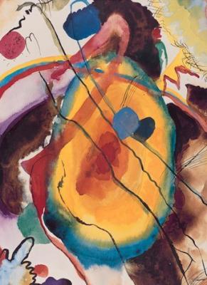 Study for a Panel art print by Wassily Kandinsky