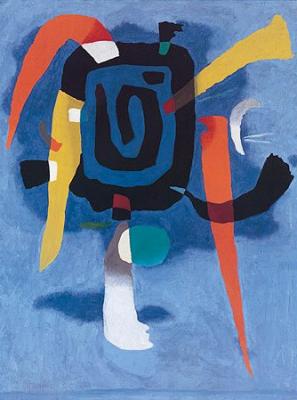 Bluxao V art print by Willi Baumeister