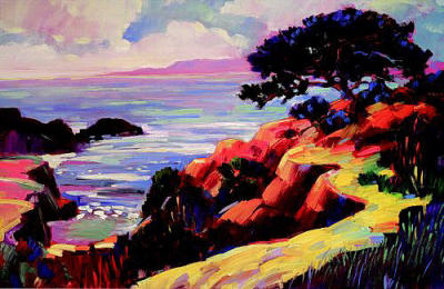 Path by the Sea art print by William Hannum
