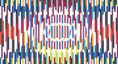 Expansion art print by Yaacov Agam