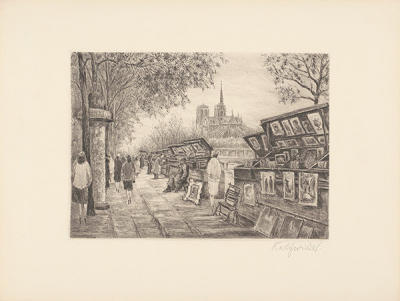 Paris, Notre Dame art print by Zwicker