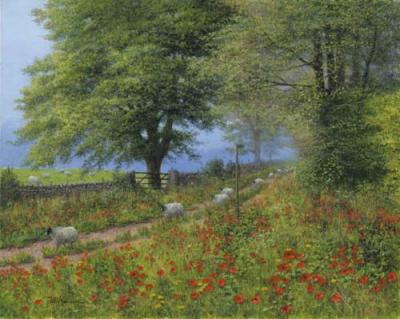 Sheepwalk Lane art print by Bill Makinson