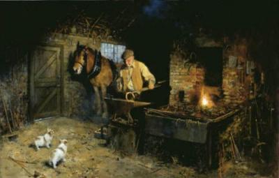 Jimmy's Forge art print by David Shepherd