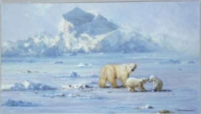 Polar Bear Country art print by David Shepherd