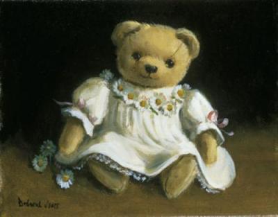 Daisy Necklace art print by Deborah Jones