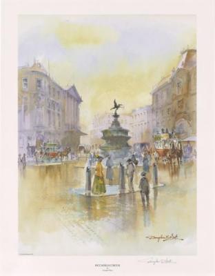 Piccadilly Circus art print by Douglas West