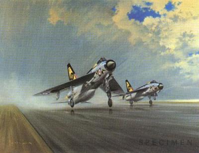Thunder & Lightnings art print by Gerald Coulson