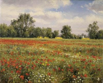 Poppy Field art print by Rex Preston