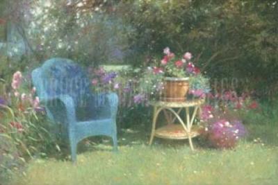Garden Corner art print by Allan Myndzak
