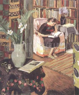 Interior with Artists Daughter art print by Bell
