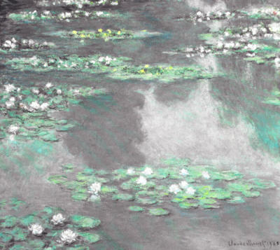 Water Lilies (I), 1905 art print by Claude Monet