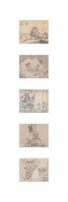 Sketch Collection: Mickey and Friends art print by Disney