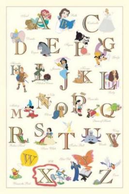 The Disney Alphabet art print by Disney