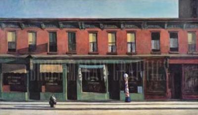Early Sunday Morning, 1930 art print by Edward Hopper