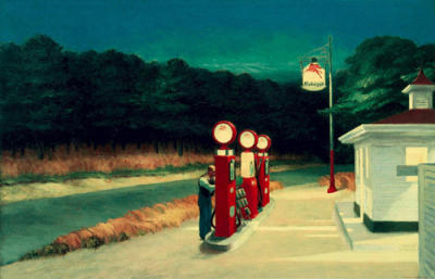 Gas, 1940 art print by Edward Hopper