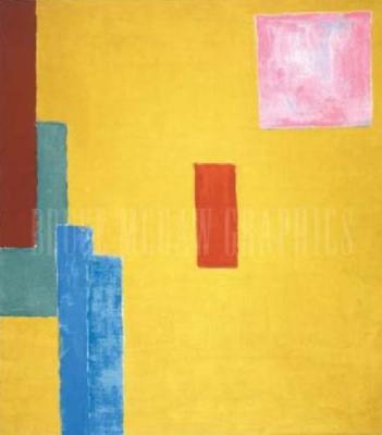 Abstract Painting, 1914 (Silkscreen print) art print by Elisabeth Bell