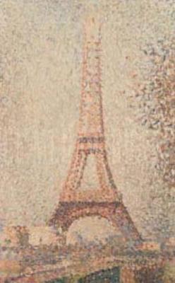 Eiffel Tower, 1889 art print by Georges Seurat