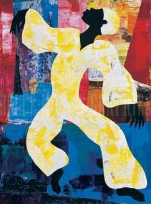 Step Dancer art print by James Denmark