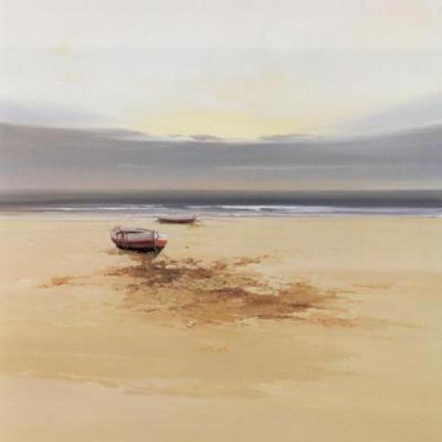 Tidal Retreat art print by Jose Barbera