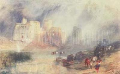 Kidwelly Castle, South Wales art print by Joseph Mallord William Turner