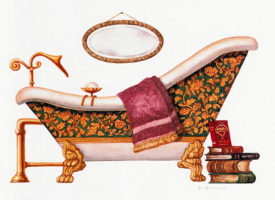 Luxury Soak art print by Lisa Danielle