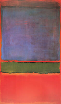 No. 6 (Violet, Green, & Red), 1951 art print by Mark Rothko