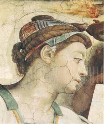 Erythrean Sybil art print by Michelangelo