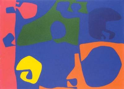 January 1973:14 (Silkscreen print) art print by Patrick Heron