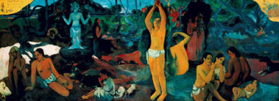 Where Do We Come From. What Are We. Where Are We Going. art print by Paul Gauguin