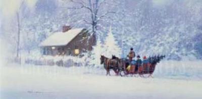 Cape Code Sleighride art print by Paul Landry