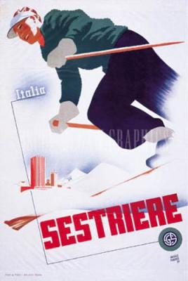 Sestriere art print by Puppo