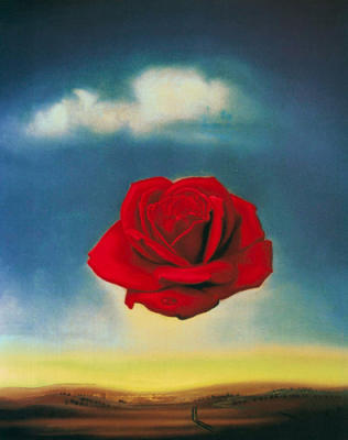 The Rose, 1958 art print by Salvador Dali