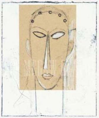 Africana Bust I art print by Susan Gillette