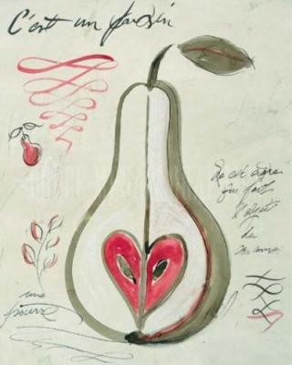 Poire III art print by Susan Gillette