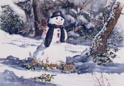 Frosty's Friend art print by William Mangum