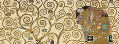 Fulfillment (detail) art print by Gustav Klimt