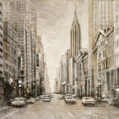 To the Chrysler Building art print by Matthew Daniels