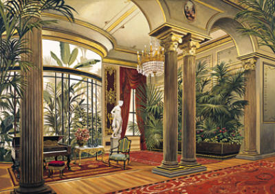 Salle des Colonnes art print by Sebastion Duval