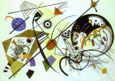 Durchgehender Strich art print by Wassily Kandinsky