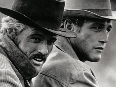 Robert Redford & Paul Newman art print by Anonymous