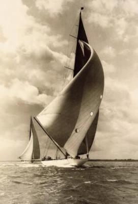 Velsheda art print by Beken of Cowes