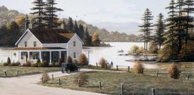 Out on the Lake art print by Bill Saunders