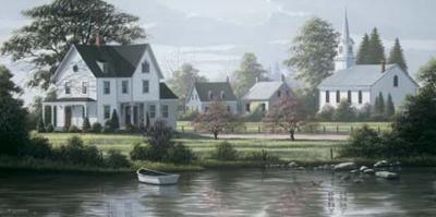 River's Edge art print by Bill Saunders