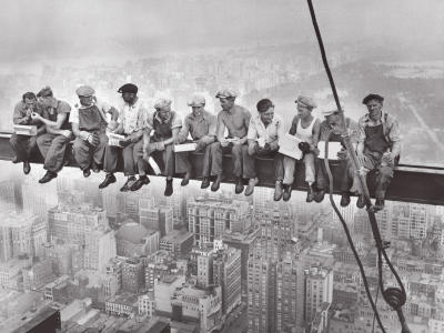 City Lunch art print by Charles C. Ebbets