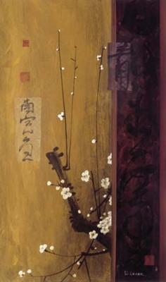 Oriental Blossoms I art print by Don Li-Leger