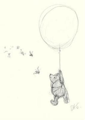 How sweet to be a cloud art print by E.H. Shepard