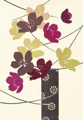 Japanese Anemones art print by Fiona Howard